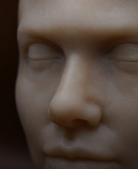 Модель обличчя для відпрацювання ін’єкцій та естетичних технік
